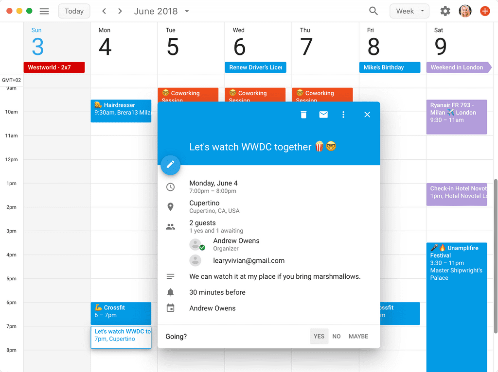 Boxy for Calendar app screenshot 6